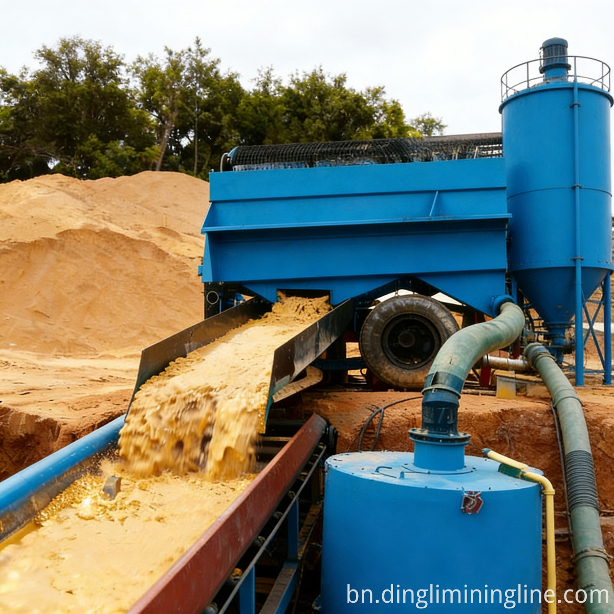 Hard Rock Gold Trommel Plant